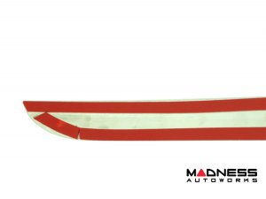 smart 453 Lower Tailgate Trim - Dark Chrome